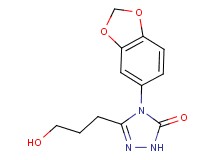 4-(1,3-benzodioxol-5-yl)-5-(3-hydroxypropyl)-2,4-dihydro-3H-1,2,4-triazol-3-one