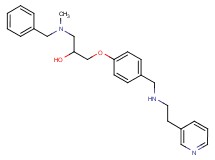 1-[benzyl(methyl)amino]-3-[4-({[2-(3-pyridinyl)ethyl]amino}methyl)phenoxy]-2-propanol