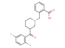 2-{[3-(2,5-difluorobenzoyl)piperidin-1-yl]methyl}benzoic acid