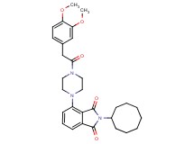 2-cyclooctyl-4-{4-[(3,4-dimethoxyphenyl)acetyl]-1-piperazinyl}-1H-isoindole-1,3(2H)-dione