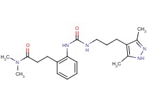 3-{2-[({[3-(3,5-dimethyl-1H-pyrazol-4-yl)propyl]amino}carbonyl)amino]phenyl}-N,N-dimethylpropanamide