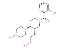 2-{[(3R*,4S*)-3-(3-hydroxypropyl)-4-(4-methylpiperazin-1-yl)piperidin-1-yl]carbonyl}pyridin-3-ol