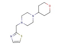 1-(tetrahydro-2H-pyran-4-yl)-4-(1,3-thiazol-2-ylmethyl)piperazine