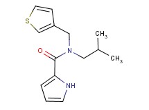 N-isobutyl-N-(3-thienylmethyl)-1H-pyrrole-2-carboxamide