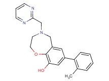 7-(2-methylphenyl)-4-(pyrimidin-2-ylmethyl)-2,3,4,5-tetrahydro-1,4-benzoxazepin-9-ol
