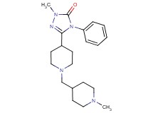 2-methyl-5-{1-[(1-methylpiperidin-4-yl)methyl]piperidin-4-yl}-4-phenyl-2,4-dihydro-3H-1,2,4-triazol-3-one