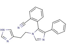 2-{1-[2-(1H-imidazol-4-yl)ethyl]-4-phenyl-1H-imidazol-5-yl}benzonitrile