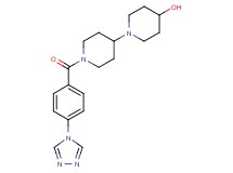 1'-[4-(4H-1,2,4-triazol-4-yl)benzoyl]-1,4'-bipiperidin-4-ol