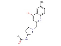 N-{1-[(4-hydroxy-6-methylquinolin-2-yl)methyl]pyrrolidin-3-yl}acetamide