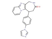 5-[4-(1H-imidazol-1-yl)phenyl]-1,2,4,5-tetrahydro-3H-pyrido[1',2':1,2]imidazo[4,5-c]azepin-3-one
