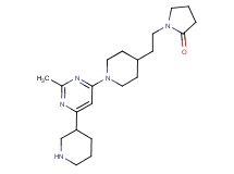 1-{2-[1-(2-methyl-6-piperidin-3-ylpyrimidin-4-yl)piperidin-4-yl]ethyl}pyrrolidin-2-one
