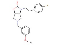 (3aS*,6aR*)-3-[2-(4-fluorophenyl)ethyl]-5-(3-methoxybenzyl)hexahydro-2H-pyrrolo[3,4-d][1,3]oxazol-2-one
