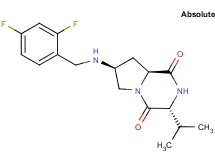 (3R,7S,8aS)-7-[(2,4-difluorobenzyl)amino]-3-isopropylhexahydropyrrolo[1,2-a]pyrazine-1,4-dione