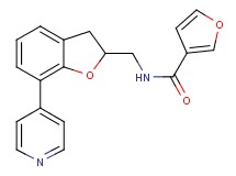 N-{[7-(4-pyridinyl)-2,3-dihydro-1-benzofuran-2-yl]methyl}-3-furamide