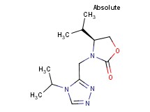 (4S)-4-isopropyl-3-[(4-isopropyl-4H-1,2,4-triazol-3-yl)methyl]-1,3-oxazolidin-2-one