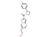 2-(2-{[2-(4-fluorophenyl)azetidin-1-yl]carbonyl}pyrazolo[1,5-a]pyrimidin-6-yl)ethanol