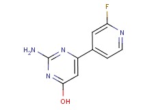 2-amino-6-(2-fluoropyridin-4-yl)pyrimidin-4-ol