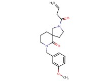 2-(3-butenoyl)-7-(3-methoxybenzyl)-2,7-diazaspiro[4.5]decan-6-one