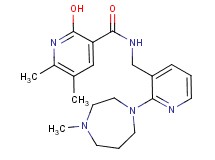 2-hydroxy-5,6-dimethyl-N-{[2-(4-methyl-1,4-diazepan-1-yl)-3-pyridinyl]methyl}nicotinamide
