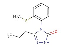 4-[2-(methylthio)phenyl]-5-propyl-2,4-dihydro-3H-1,2,4-triazol-3-one