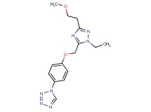 1-(4-{[1-ethyl-3-(2-methoxyethyl)-1H-1,2,4-triazol-5-yl]methoxy}phenyl)-1H-tetrazole