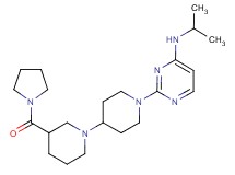 N-isopropyl-2-[3-(pyrrolidin-1-ylcarbonyl)-1,4'-bipiperidin-1'-yl]pyrimidin-4-amine