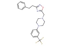 1-{[3-(2-phenylethyl)-1,2,4-oxadiazol-5-yl]methyl}-4-[3-(trifluoromethyl)phenyl]piperazine
