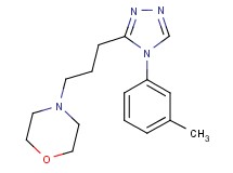 4-{3-[4-(3-methylphenyl)-4H-1,2,4-triazol-3-yl]propyl}morpholine