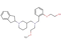 2-(2-{[{[1-(2,3-dihydro-1H-inden-2-yl)-3-piperidinyl]methyl}(2-methoxyethyl)amino]methyl}phenoxy)ethanol