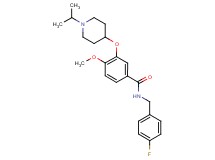 N-(4-fluorobenzyl)-3-[(1-isopropyl-4-piperidinyl)oxy]-4-methoxybenzamide