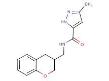N-(3,4-dihydro-2H-chromen-3-ylmethyl)-3-methyl-1H-pyrazole-5-carboxamide