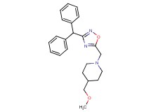 1-{[3-(diphenylmethyl)-1,2,4-oxadiazol-5-yl]methyl}-4-(methoxymethyl)piperidine