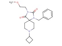 1-benzyl-8-cyclobutyl-3-(2-methoxyethyl)-1,3,8-triazaspiro[4.5]decane-2,4-dione