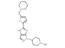 1-(1-methyl-4-piperidinyl)-5-[5-(1-piperidinylmethyl)-2-thienyl]-1,4-dihydroimidazo[4,5-c]pyrazole