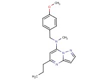 N-(4-methoxybenzyl)-N-methyl-5-propylpyrazolo[1,5-a]pyrimidin-7-amine