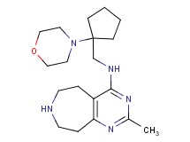 2-methyl-N-{[1-(4-morpholinyl)cyclopentyl]methyl}-6,7,8,9-tetrahydro-5H-pyrimido[4,5-d]azepin-4-amine dihydrochloride