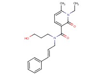 1-ethyl-N-(3-hydroxypropyl)-6-methyl-2-oxo-N-[(2E)-3-phenylprop-2-en-1-yl]-1,2-dihydropyridine-3-carboxamide