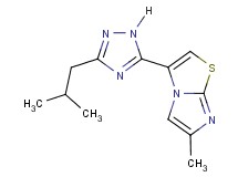3-(3-isobutyl-1H-1,2,4-triazol-5-yl)-6-methylimidazo[2,1-b][1,3]thiazole
