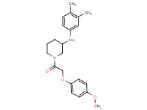 N-(3,4-dimethylphenyl)-1-[(4-methoxyphenoxy)acetyl]-3-piperidinamine