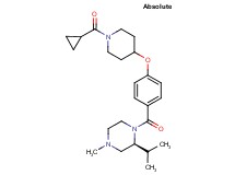 (2S)-1-(4-{[1-(cyclopropylcarbonyl)-4-piperidinyl]oxy}benzoyl)-2-isopropyl-4-methylpiperazine