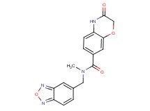 N-(2,1,3-benzoxadiazol-5-ylmethyl)-N-methyl-3-oxo-3,4-dihydro-2H-1,4-benzoxazine-7-carboxamide