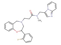 3-[2-(2-fluorophenyl)-2,3-dihydro-1,4-benzoxazepin-4(5H)-yl]-N-(imidazo[1,2-a]pyridin-3-ylmethyl)-N-methylpropanamide