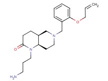 rel-(4aS,8aR)-6-[2-(allyloxy)benzyl]-1-(3-aminopropyl)octahydro-1,6-naphthyridin-2(1H)-one dihydrochloride