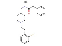 N-({1-[2-(2-fluorophenyl)ethyl]-4-piperidinyl}methyl)-N-methyl-2-phenylacetamide