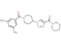 1-(3,5-dimethylbenzoyl)-4-[4-(1-piperidinylcarbonyl)-1H-1,2,3-triazol-1-yl]piperidine