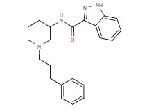 N-[1-(3-phenylpropyl)-3-piperidinyl]-1H-indazole-3-carboxamide