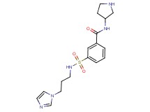 3-({[3-(1H-imidazol-1-yl)propyl]amino}sulfonyl)-N-pyrrolidin-3-ylbenzamide