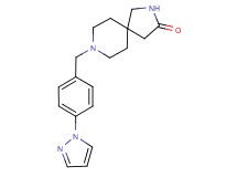 8-[4-(1H-pyrazol-1-yl)benzyl]-2,8-diazaspiro[4.5]decan-3-one