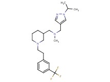 1-(1-isopropyl-1H-pyrazol-4-yl)-N-methyl-N-[(1-{2-[3-(trifluoromethyl)phenyl]ethyl}-3-piperidinyl)methyl]methanamine