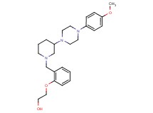2-[2-({3-[4-(4-methoxyphenyl)-1-piperazinyl]-1-piperidinyl}methyl)phenoxy]ethanol